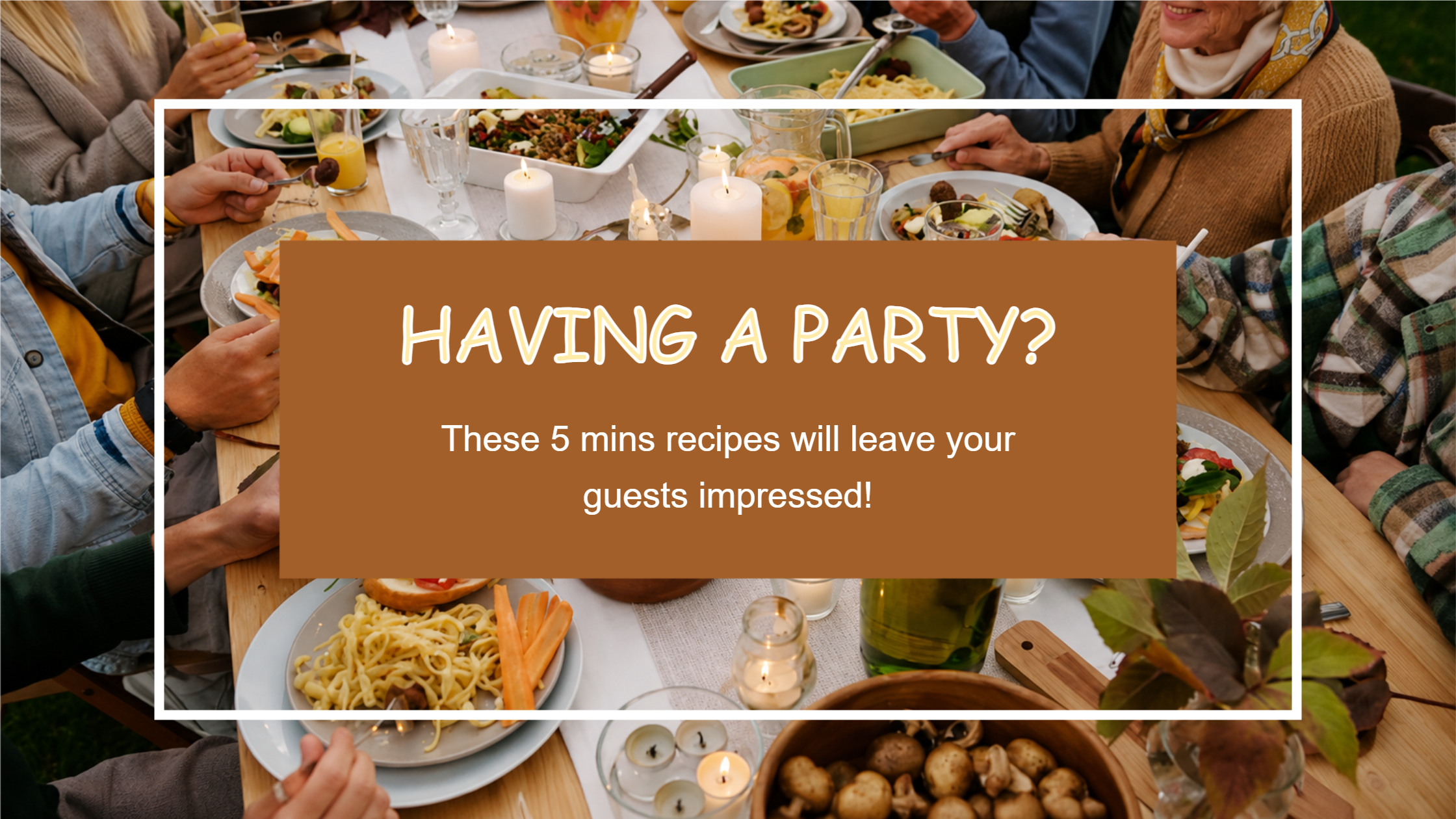 Dinner Party Blog Banner