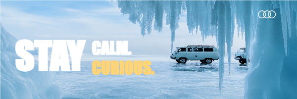Stay Calm Stay Curious Header