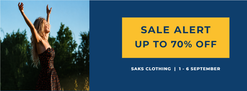 Saks Clothing Sale Alert