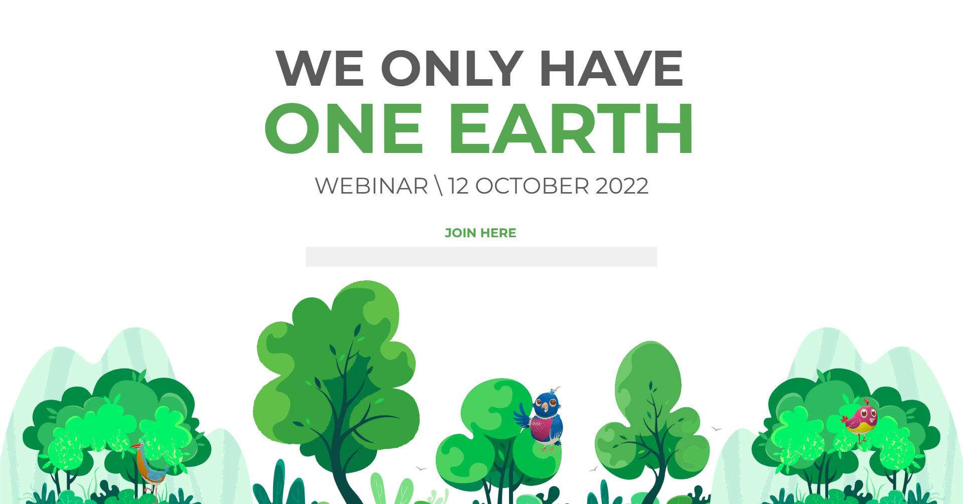 One Earth Webinar