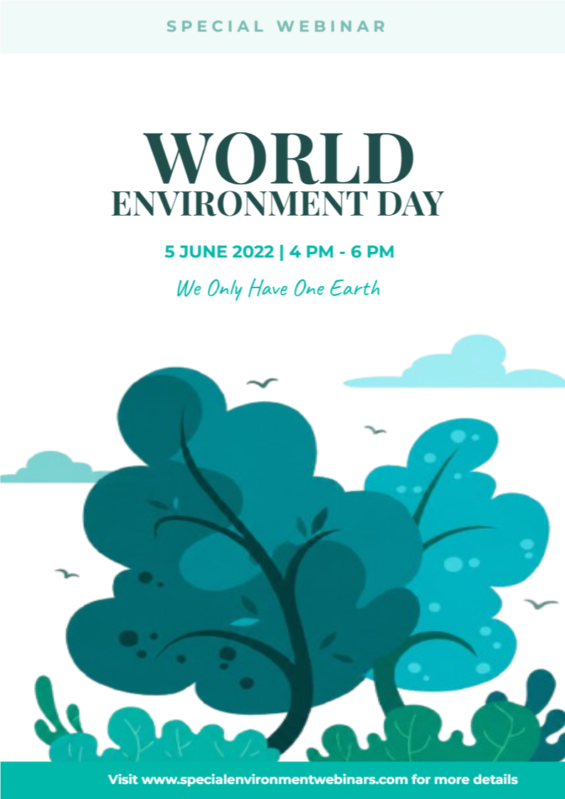 World Environment Day Special Webinar Flyer