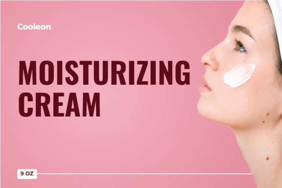 Cooleon Moisturizing Cream Product Label