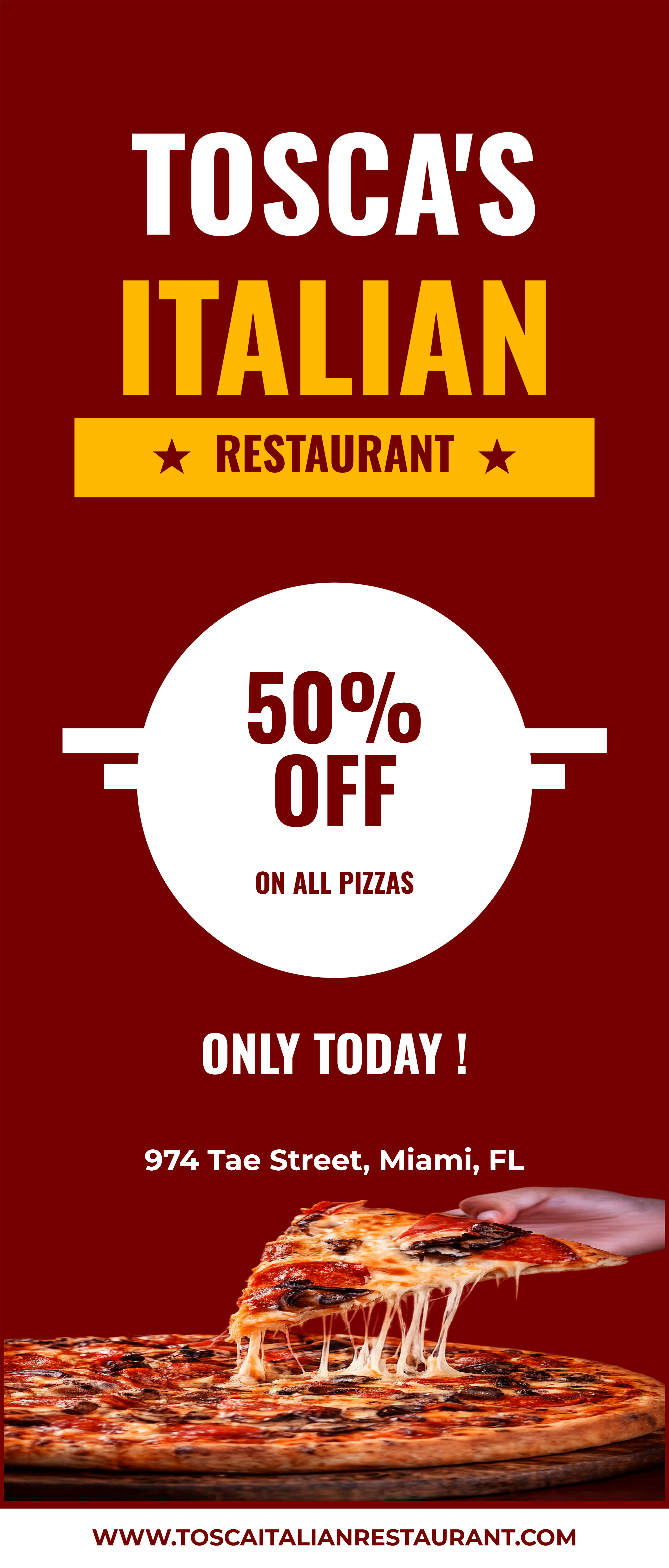 Tosca's Italian Restaurant Banner